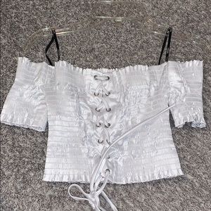 FOREVER 21 white blouse :)